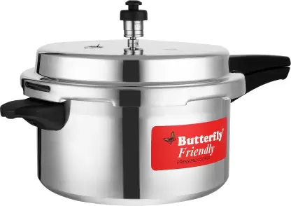 Butterfly Friendly 2 L, 3 L, 5 L Pressure Cooker (Aluminium)
