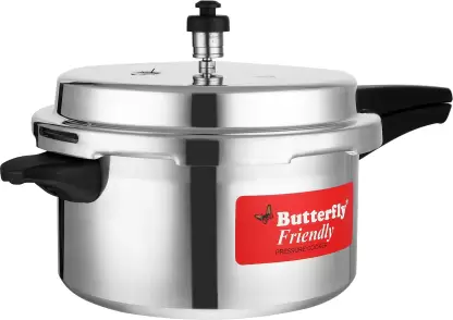 Butterfly Friendly 2 L, 3 L, 5 L Pressure Cooker  (Aluminium)